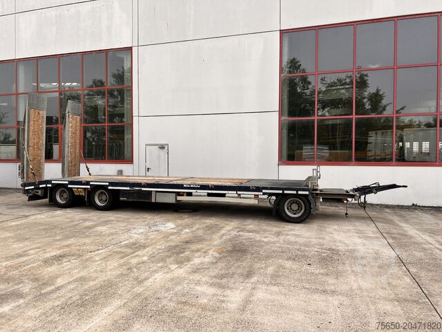 Tieflader Anhänger Müller Mitteltal D3  3 Achs Tieflader 9 m, Verzinkt, Wenig Benutzt