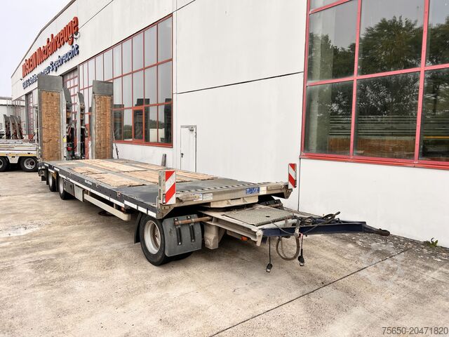 Tieflader Anhänger Müller Mitteltal D3  3 Achs Tieflader 9 m, Verzinkt, Wenig Benutzt