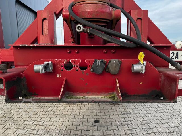 Container transportation Van Hool 2 AXLE 20FT TIPPING-CHASSIS / TWIN-TIRES / BPW ...