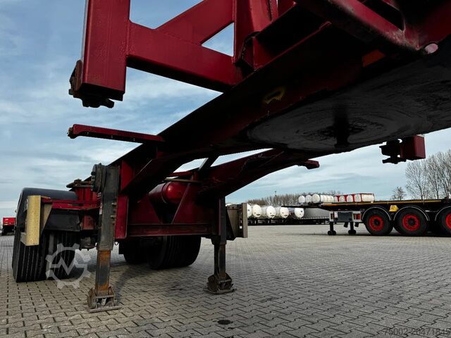 Container transportation Van Hool 2 AXLE 20FT TIPPING-CHASSIS / TWIN-TIRES / BPW ...
