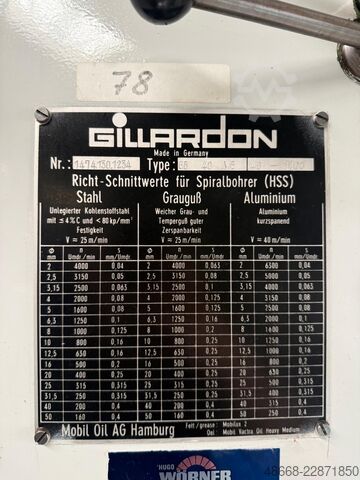Pillar drill Drilling machine Gillardon GB 40 VE