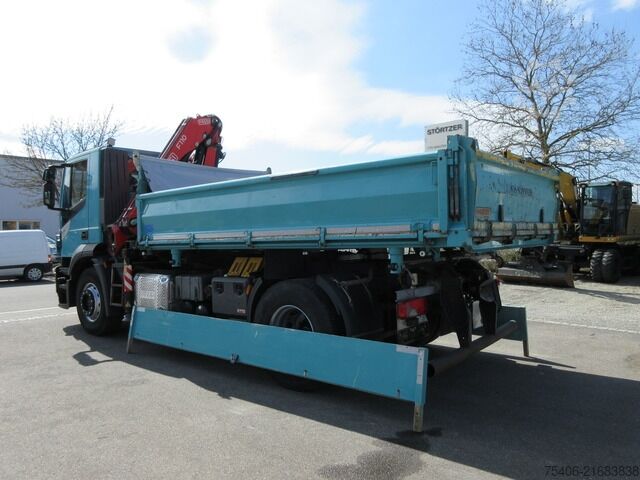 Dreiseitenkipper LKW iveco Stralis 310 3-S-Kipper Fassi-Kran Funk