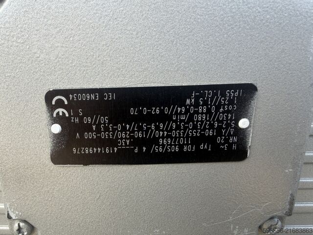 Becker VT 4.40 – 40 m³/h, 1,25 kW Becker VT 4.40 – 40 m³/h 1.25 kW Becker VT 4.40 – 40 m³/h 1.25 kW