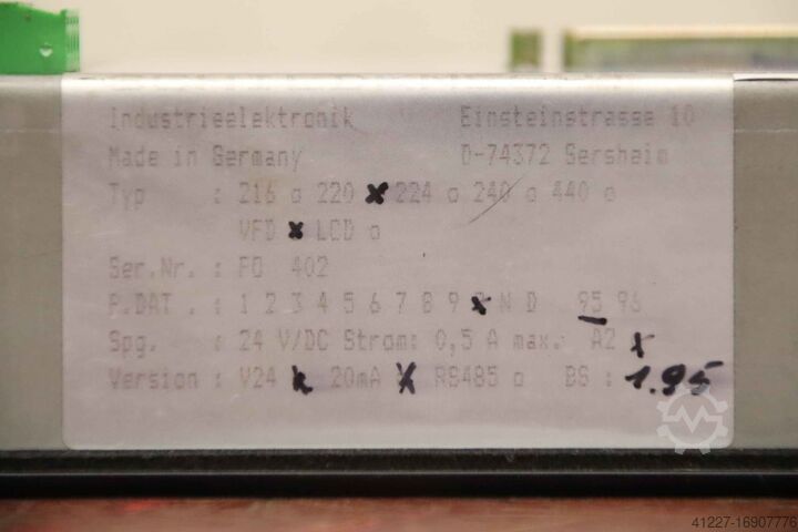 Operator Panel Ilsemann 216