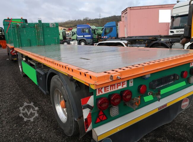 Trailer with open flatbed Kempf PA 18-P
