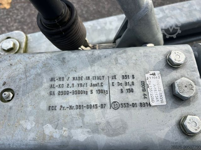 Low loader trailer HUMBAUR Tieflader 3,5t 2,87t NZL HS353718