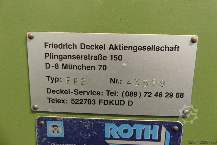Tool milling machine Deckel FP2