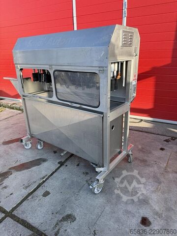 2008 Hepro HSM-180/SAP Spargelschälmaschine mit 8 Stationen Hepro HSM-180/SAP