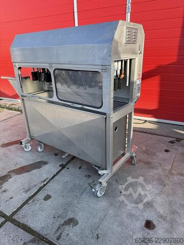 2008 Hepro HSM-180/SAP Spargelschälmaschine mit 8 Stationen Hepro HSM-180/SAP
