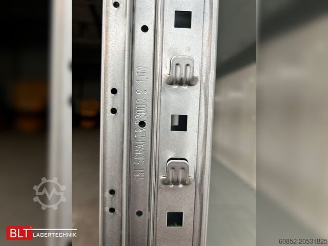 Plug-in shelving ca. 48 lfm Gebrauchtes SSI Schäfer R3000 Fachbodenregal Werkstattregale Handlager