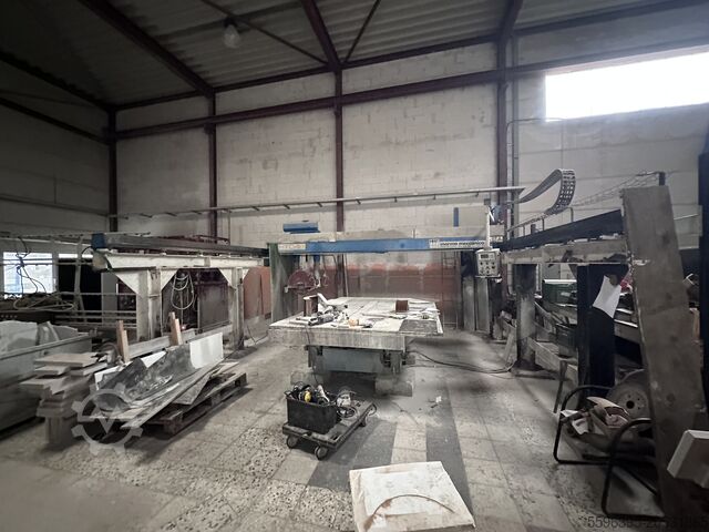 Bridge saw with steel foundations Marmo meccanica S.P.A HTO 1/B