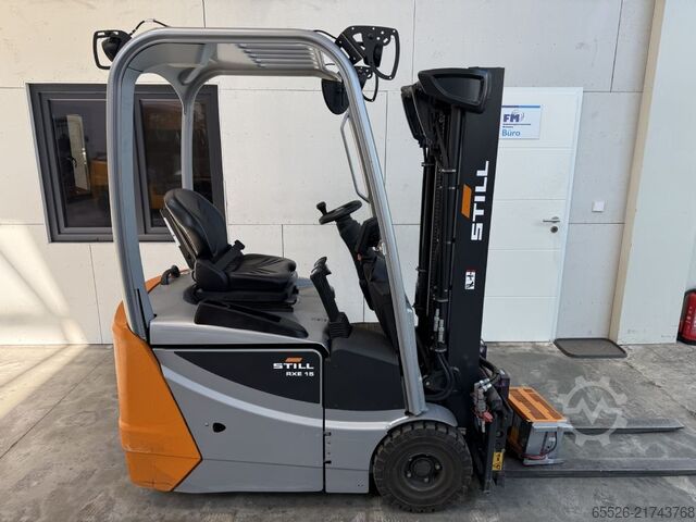 Electric 3-wheel forklift Still RXE 15 / ZVG+SS / nur 129 Std.