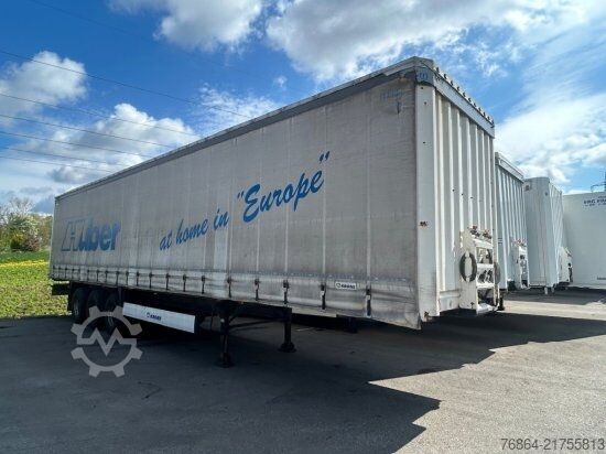 Open semitrailer with tarp KRONE SD TAUTLINER, EDSCHA-VERDECK,  BPW-ACHSEN, COIL-MULDE