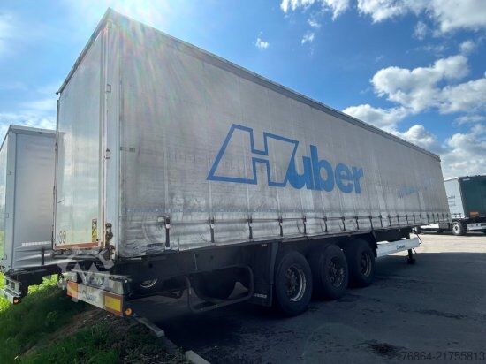 Open semitrailer with tarp KRONE SD TAUTLINER, EDSCHA-VERDECK,  BPW-ACHSEN, COIL-MULDE
