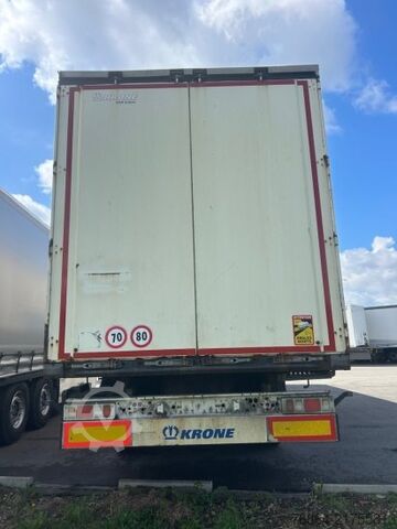 Open semitrailer with tarp KRONE SD TAUTLINER, EDSCHA-VERDECK,  BPW-ACHSEN, COIL-MULDE