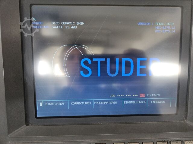 Cylindrical grinding machine STUDER S40