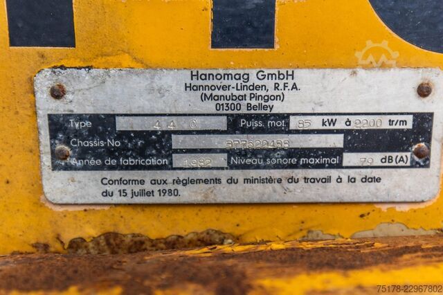 Wheel loader HANOMAG 44C