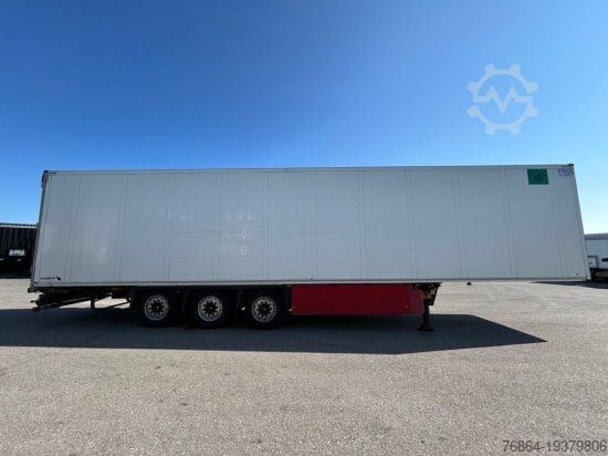 Tieflader-Sattelauflieger SCHMITZ SCB S3B KüHLAUFLIEGER, TK SLXE 400, LIFTACHSE, DOPPELSTOCK, BLUMENBREITE