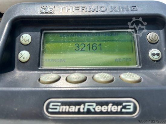 Tieflader-Sattelauflieger SCHMITZ SCB S3B KüHLAUFLIEGER, TK SLXE 400, LIFTACHSE, DOPPELSTOCK, BLUMENBREITE