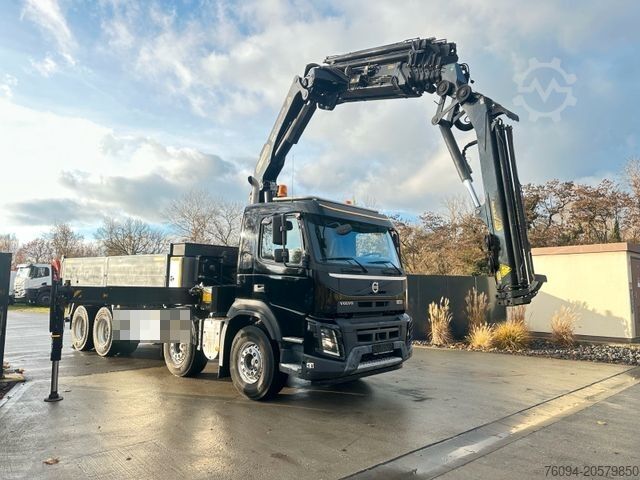 Kipper LKW VOLVO FMX 420 8x4 Montagekran 29m + JIB+Seilwinde