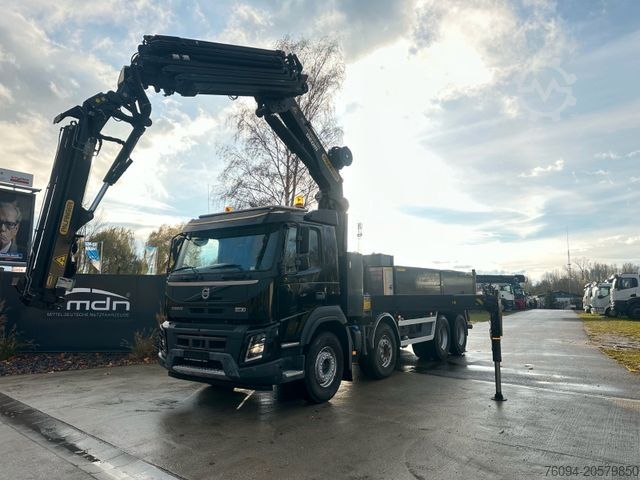 Kipper LKW VOLVO FMX 420 8x4 Montagekran 29m + JIB+Seilwinde