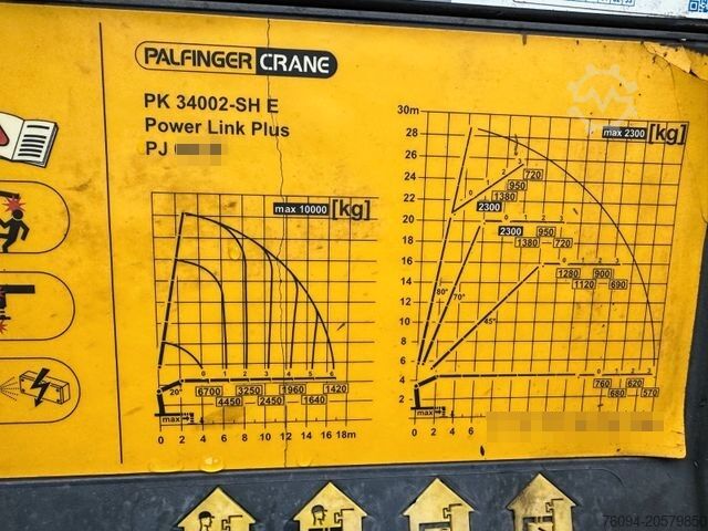Kipper LKW VOLVO FMX 420 8x4 Montagekran 29m + JIB+Seilwinde