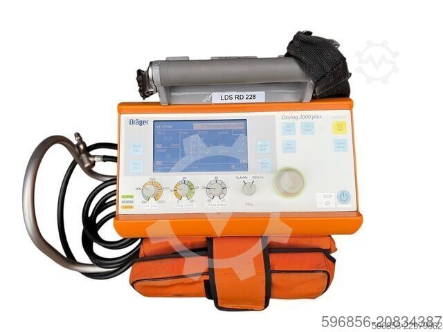 Dräger Oxylog transport ventilator Dräger Oxylog 2000 Plus Dräger Oxylog 2000 Plus