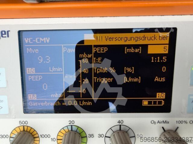 Dräger Oxylog transport ventilator Dräger Oxylog 2000 Plus Dräger Oxylog 2000 Plus