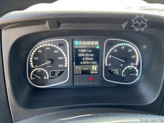 Refrigerated truck MERCEDES-BENZ Atego 1224 L  Kühlkoffer LBW Tiefkühler 6,2m/LBW