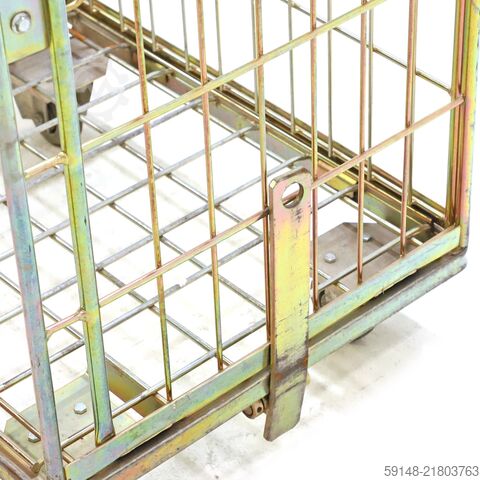 Used Laundry roll container fixed construction, L: 800, W: 600, H: 1800 (mm). , L: 800, W: Kruizinga 98-8027GB