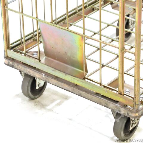 Used Laundry roll container without shelves, L: 800, W: 600, H: 1800 (mm).  705ltr, L: Kruizinga 98-8028GB