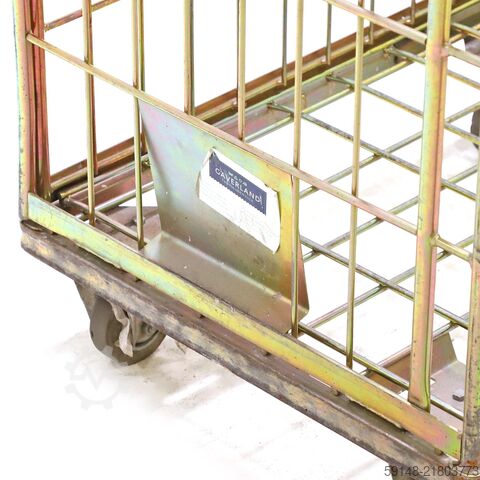 Used Laundry roll container without shelves, L: 800, W: 600, H: 1720 (mm). , L: 800, W: Kruizinga 98-8029GB