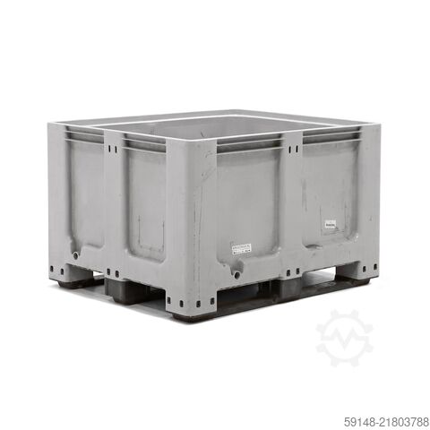 Used Pallet boxes palletbox all walls closed, L: 1200, W: 1000, H: 760 (mm).  640ltr, L: Kruizinga 99-270-B-GB