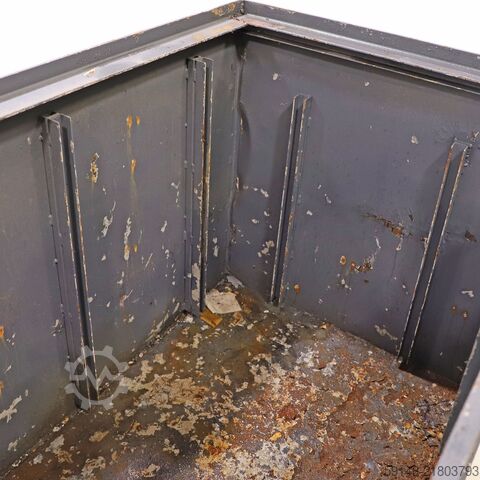 Used Stacking box steel fixed construction 2 flaps at 1 long side, L: 1200, W: 840, H: 970 Kruizinga 99-5070GB