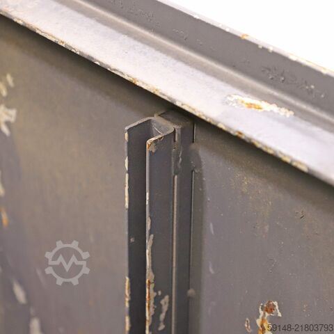 Used Stacking box steel fixed construction 2 flaps at 1 long side, L: 1200, W: 840, H: 970 Kruizinga 99-5070GB