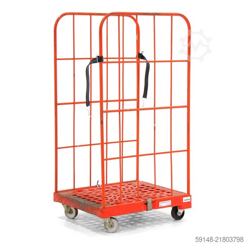 Used 2-Sides input gates + 2 nylon tensioning belts, L: 820, W: 720, H: 1760 (mm). Kruizinga 99-6144GB