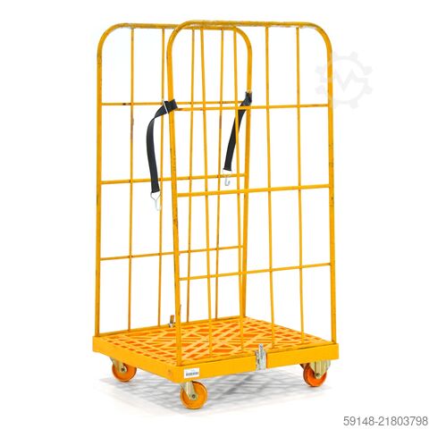 Used 2-Sides input gates + 2 nylon tensioning belts, L: 820, W: 720, H: 1760 (mm). Kruizinga 99-6144GB