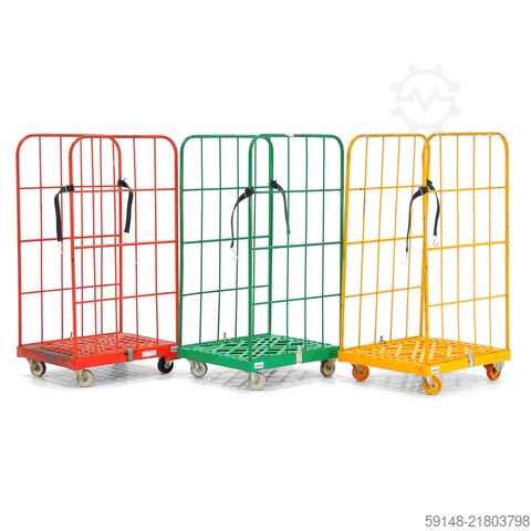Used 2-Sides input gates + 2 nylon tensioning belts, L: 820, W: 720, H: 1760 (mm). Kruizinga 99-6144GB
