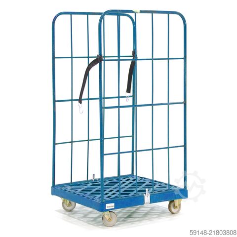 Used 2-Sides input gates + 2 nylon tensioning belts, L: 810, W: 720, H: 1620 (mm). Kruizinga 99-9720GB