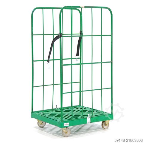 Used 2-Sides input gates + 2 nylon tensioning belts, L: 810, W: 720, H: 1620 (mm). Kruizinga 99-9720GB