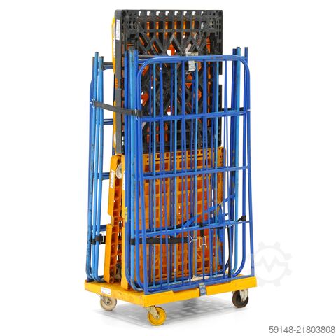 Used 2-Sides input gates + 2 nylon tensioning belts, L: 810, W: 720, H: 1620 (mm). Kruizinga 99-9720GB