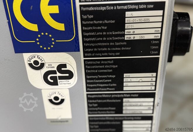 Circular sawing machines Altendorf F45