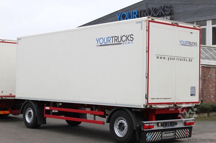 Box trailer  Geidobler koffer 2-Achser JOST