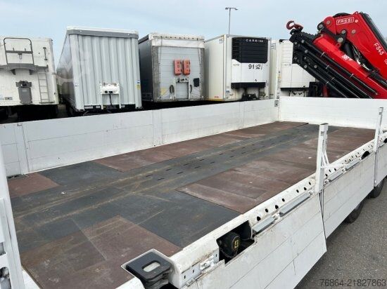 Flatbed truck MAN TGX PRITSCHE, KRAN FASSI F545RA.2.28XE,  CONTAINERVERSCHLüSSE, INBETRIEBNAHME ERST 2025!!!