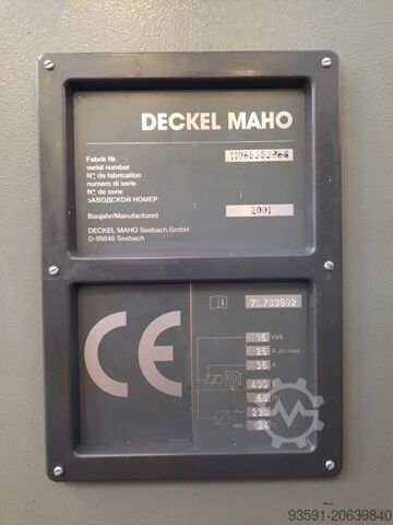 Universal machining center Deckel Maho DMU 35 M