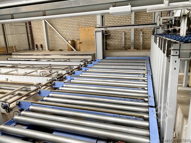 PLATTENAUFTEILSAeGE WINKELANLAGE HOLZMA (HOMAG GROUP) HKL 570 / 56 / 22 Profiline