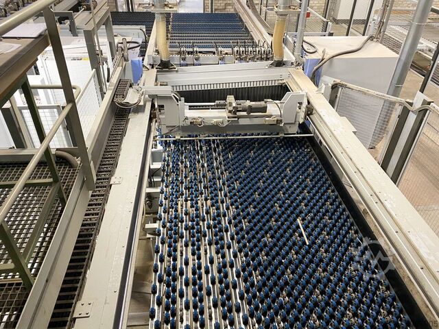 PLATTENAUFTEILSAeGE WINKELANLAGE HOLZMA (HOMAG GROUP) HKL 570 / 56 / 22 Profiline