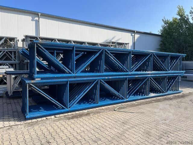 Palettenregal Hochregal Regal Polypal Maxipal/ 21,80 lfm./ Ständer: 8.750 x 1.100 mm/ Traversen: 2.300 mm