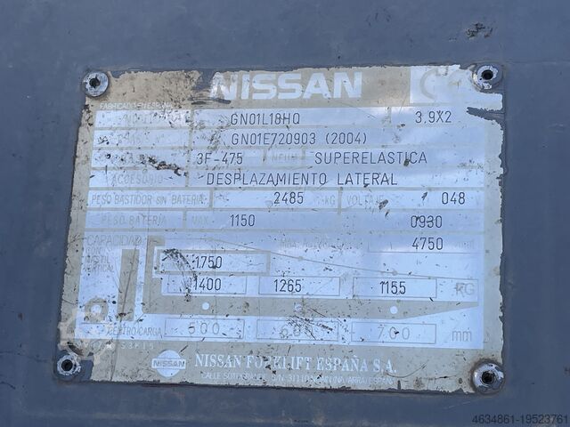 Telescopic handler Nissan GN01L18HQ