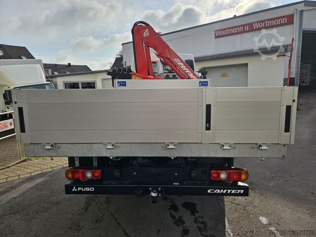Pritschenwagen Ladekran Fuso Canter 6S15